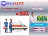 ICU Ambulance Service in Varanasi By Medilift Ambulance service