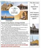 The best way to Experience Egypt