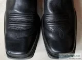 ARIAT Men s Sz 9.5D Black Leather Rambler Western-Square Toe Boo