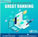 Local SEO Company provides the Best Content Writing Service in I