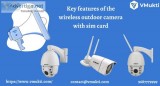 Key Features of the Wireless Outdoor Camera with SIM Card