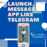 Launch message app like telegram to get stunning interactions