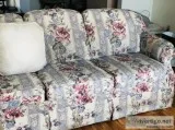 Floral sofa