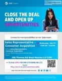 ATandT HIRING EVENT &ndash Sales Representative - Consumer Acqui