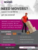 Need movers Loading Unloading Call MOVHRS 30hr