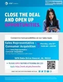 ATandT HIRING EVENT &ndash Sales Representative - Consumer Acqui