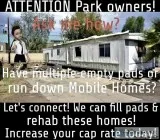 Mobile home park services