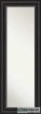 wallstanding black frame mirror