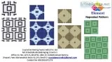 Glass mosaic tiles - Repeated Pattern