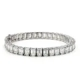 Emerald Cut Tennis Bracelet