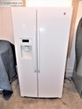 GE White Side By Side Refrigerator