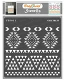 CrafTreat Border 15 Stencil for DIY Crafts  Aztec Borders