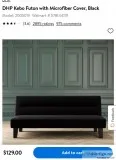2 Black Futons