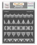 CrafTreat Ornate Border stencil design for craftS