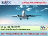 Take Patient Care Air Ambulance Service in Cooch Behar by Angel