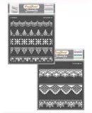 Craftreat Ornate border and lace border stencil