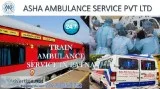 Get Train Ambulance Services with Best ICU Quality Equipment ASH