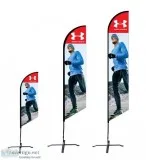 Outdoor Custom exhibit displays in canada  Flag banner for Sale