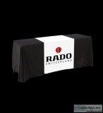 Polyester Tablecloth Trade Show Table Covers  Starline Tents