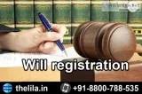 Will registration - Lead India Law Associates