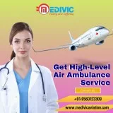 Book emergency medivic air ambulance services in delhi right now