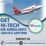 Choose medivic air ambulance services in guwahati with the fines