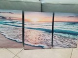 Beautiful 3 Piece Sunrise Wall Art Collection