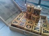 Real wooden (photography posing) blocks