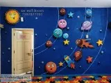 educational wall painting for primary school