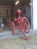 Antique Waterous Hand - Drawn Fire Engine