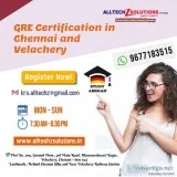 GRE Certification in Chennai and velachery