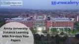 Amity University Distance Learning MBA Previous Year Papers