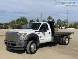2016 FORD F550 FLATBED TRUCK 116201214