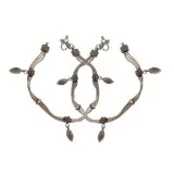 Best silver anklets at miorah