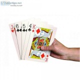Games for elderly, large playing cards & playing card holder