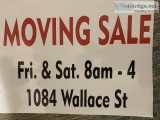 Moving sale