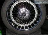 4 22 inch 2 crave wheels and tires