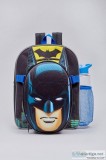 Batman back pack with removable EVA lunchbag and water bottle