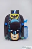 Batman back pack with removable EVA lunchbag and water bottle