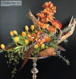 Orange You Glad to See This Flower Arrangement