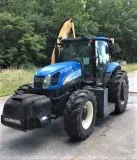 New Holland Tractor with Machete Boom Mower