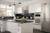 Components of the modern storage kitchen cabinets