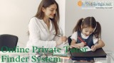 Online private tutor finder system