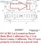 12 ACRE LOT ON DESERT BUTTE BLVD. LOCATED IN CALIFORNIA CITY 928