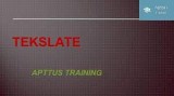 Apttus training and certification