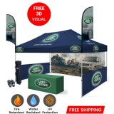 Popup Canopy 10x20 Tents Packages with Graphics Unlimited Starli