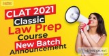 Clat 2021 classic law prep course: new batch announcement