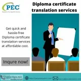 Diploma certificate translation services