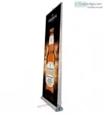 Premium retractable banner stands Pull up Banner in canada