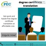 degree certificate translation